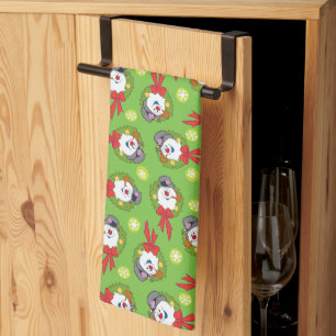 Frosty the Snowman™   Frosty Holiday Wreath Tea Towel