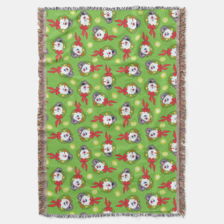 Frosty the Snowman™ | Frosty Holiday Wreath Throw Blanket