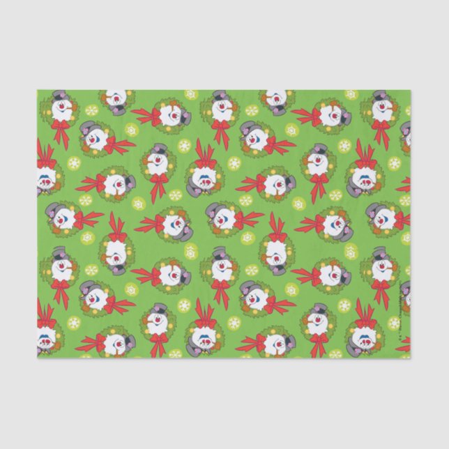 Frosty the Snowman™ | Frosty Holiday Wreath Tissue Paper (Front)