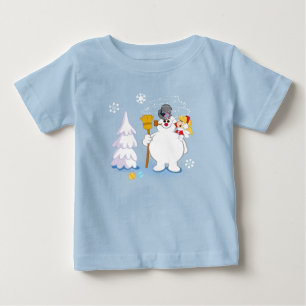 Frosty the Snowman™ Frosty & Karen Winter Fun Baby T-Shirt