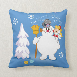Frosty the Snowman™   Frosty & Karen Winter Fun Cushion