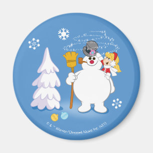 Frosty the Snowman™   Frosty & Karen Winter Fun Magnet