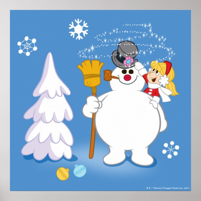 Frosty the Snowman™ | Frosty & Karen Winter Fun Poster (Front)
