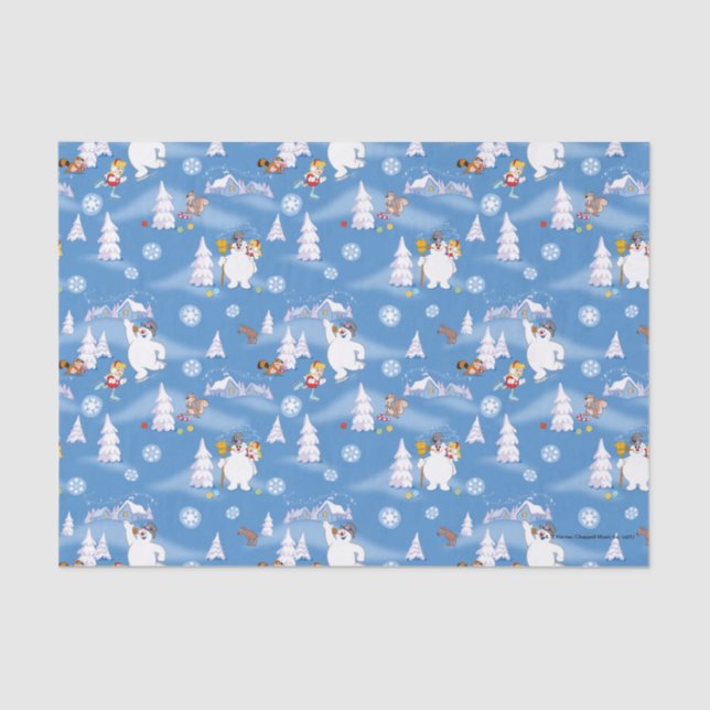 Frosty the Snowman™ | Frosty & Karen Winter Fun Tissue Paper (Front)