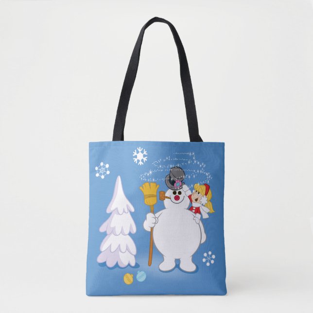 Frosty the Snowman™ | Frosty & Karen Winter Fun Tote Bag (Front)