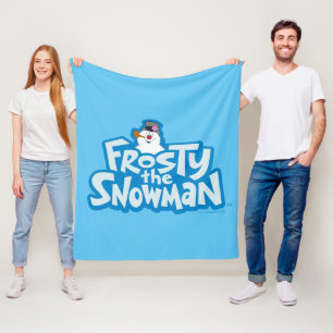 Frosty the Snowman™   Frosty Stacked Logo Fleece Blanket