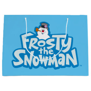 Frosty the Snowman™   Frosty Stacked Logo Large Gift Bag