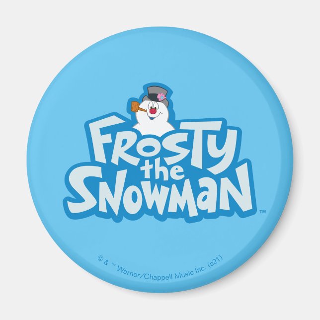 Frosty the Snowman™ | Frosty Stacked Logo Magnet (Front)
