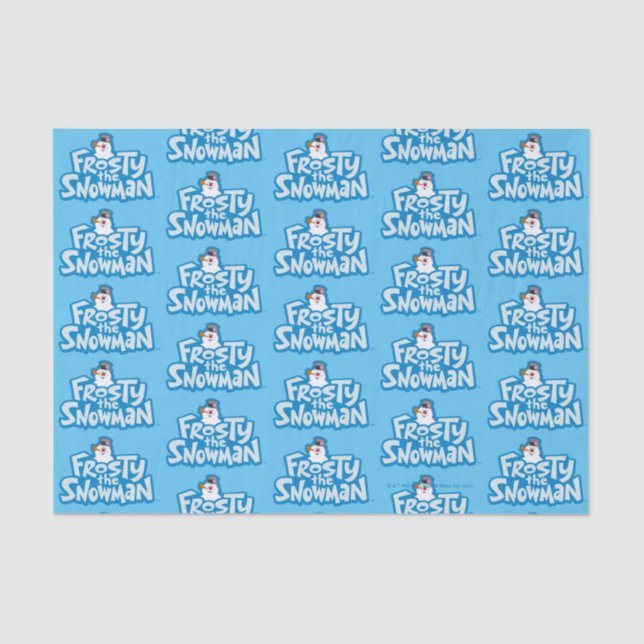 Frosty the Snowman™ | Frosty Stacked Logo Tissue Paper (Front)