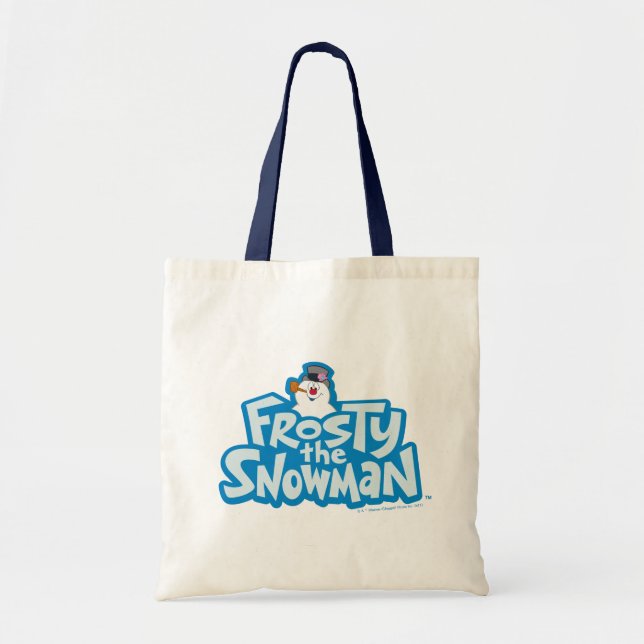 Frosty the Snowman™ | Frosty Stacked Logo Tote Bag (Front)