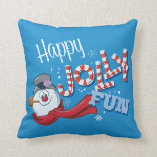 Frosty the Snowman™   Happy Jolly Fun Cushion