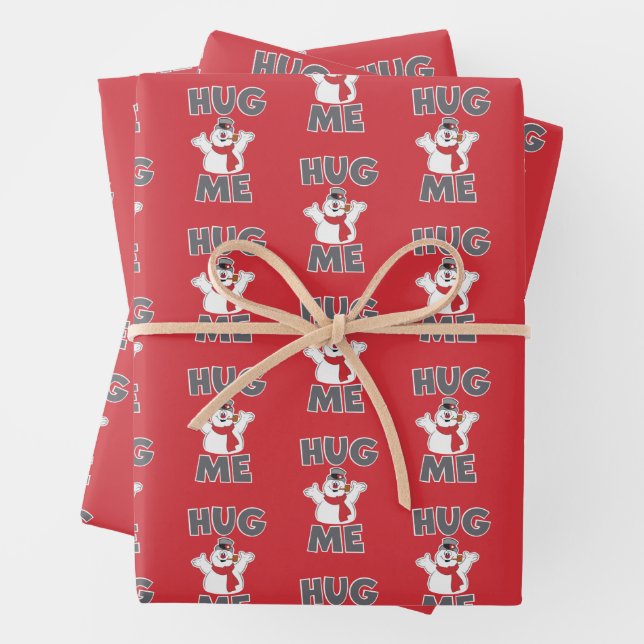 Frosty the Snowman™ | Hug Me Wrapping Paper Sheet (In situ)