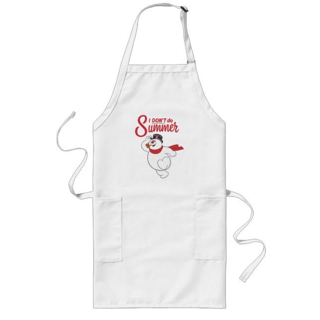 Frosty the Snowman™ | I Don't Do Summer Long Apron (Front)