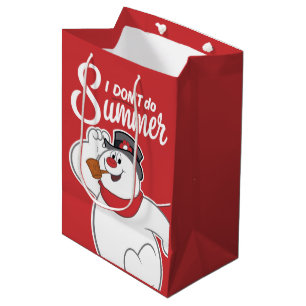 Frosty the Snowman™   I Don't Do Summer Medium Gift Bag