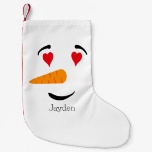 Frosty the Snowman In Love Small Christmas Stocking