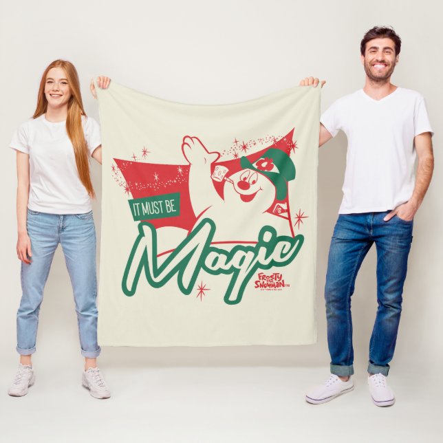 Frosty the Snowman - It Must Be Magic Fleece Blanket (In Situ)