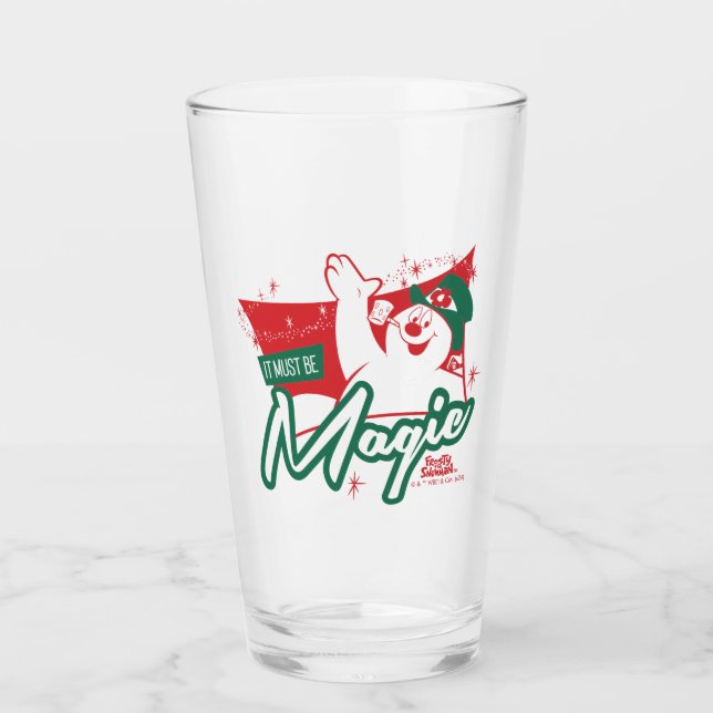 Frosty the Snowman - It Must Be Magic Glass (Front)