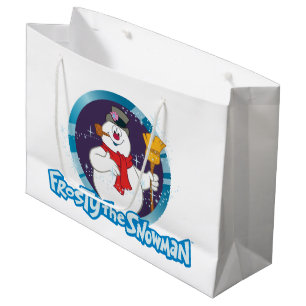 Frosty the Snowman™   Magical Frosty Portrait Large Gift Bag