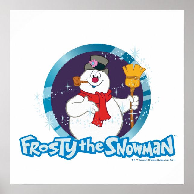 Frosty the Snowman™ | Magical Frosty Portrait Poster (Front)
