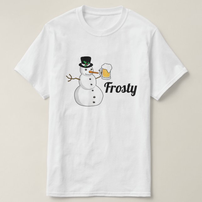 Frosty The Snowman T-Shirt (Design Front)