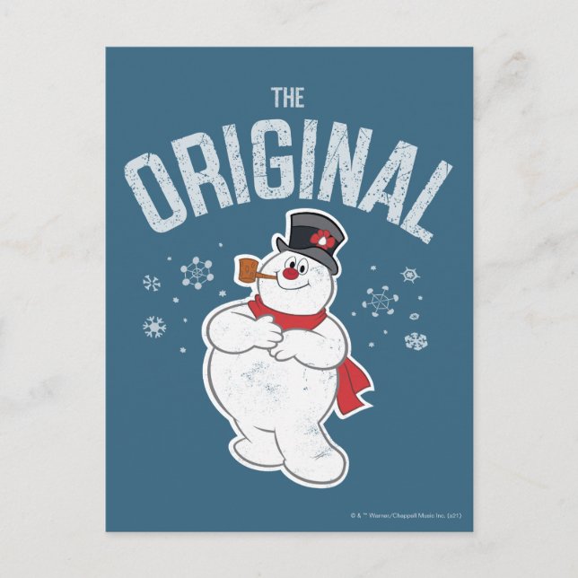 Frosty the Snowman™ | The Original Holiday Postcard (Front)