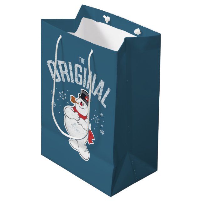 Frosty the Snowman™ | The Original Medium Gift Bag (Front Angled)