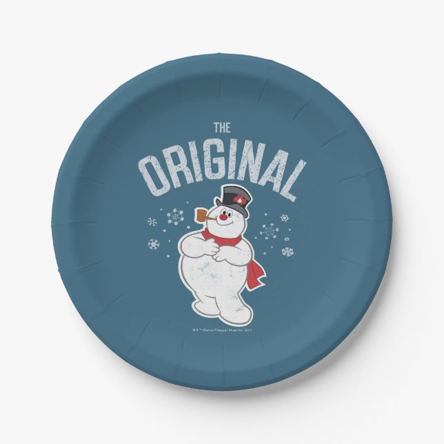 Frosty the Snowman™ | The Original Paper Plate (Front)