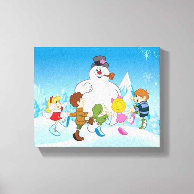 Frosty the Snowman™ Winter Canvas Print (Front)