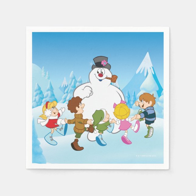 Frosty the Snowman™ Winter Napkin (Front)