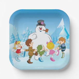 Frosty the Snowman™ Winter Paper Plate