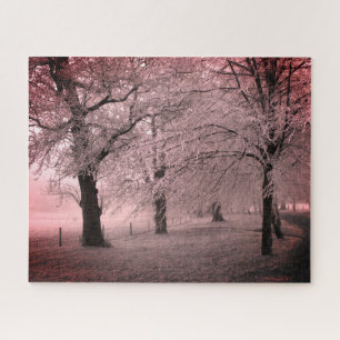 Frosty trees jigsaw puzzle