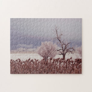 Frosty Utah Mountain Morning - 11x14 - 252 pc Jigsaw Puzzle