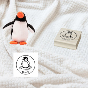 Frosty Waddle – Custom Penguin Name Stamp