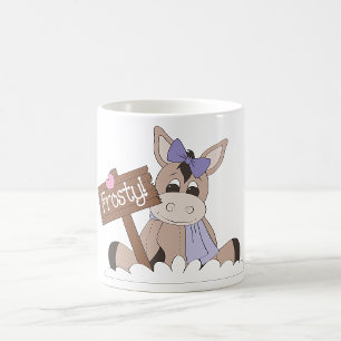 Frosty Winter Donkey Coffee Mug