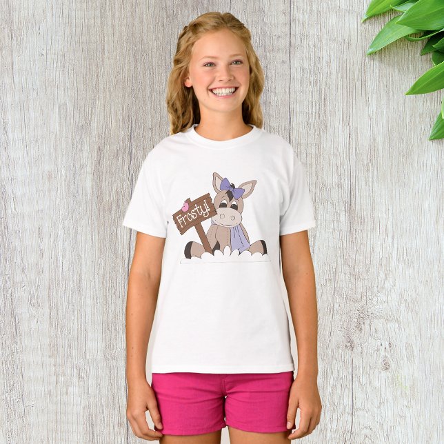 Frosty Winter Donkey T-Shirt (Creator Uploaded)