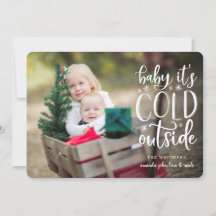 Frosty Wishes | Holiday Photo Card