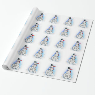 FROSTY WRAPPING PAPER