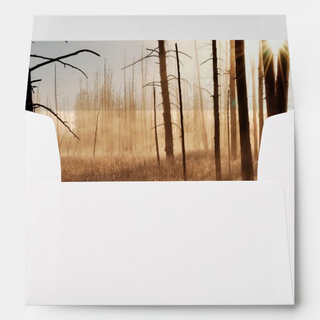 Frosty Yellowstone Morning Envelopes (Back (Bottom))