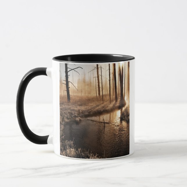 Frosty Yellowstone Morning Mug (Left)
