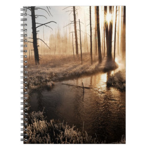 Frosty Yellowstone Morning Notebook