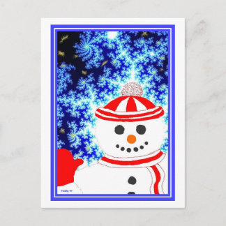 FROSTY'S NIGHT POSTCARD
