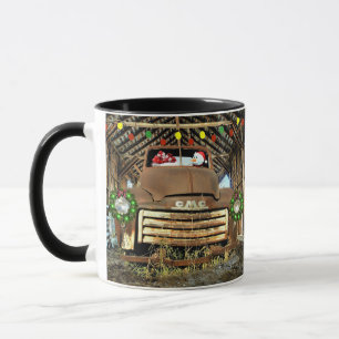 Frosty's Vintage GMC Truck Christmas Run Mug