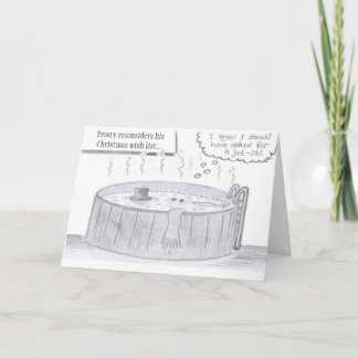 Frosty's Wish List Holiday Card