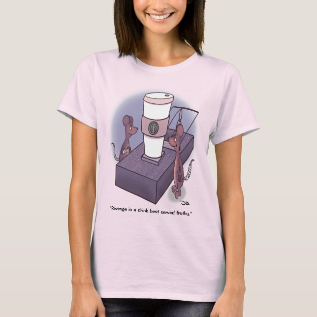 Frothy Women's Pink T-Shirt (Front)