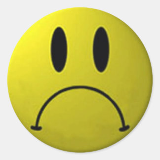 Frown Face Sticker