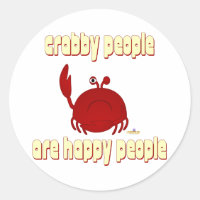 Frowning Red Crab People Are Happy People