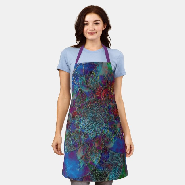 "Frozen" All-Over Print Apron for Her (Worn)