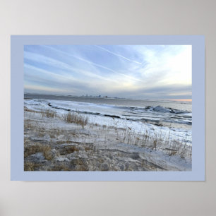 Frozen Atlantic Ocean Waterscape Poster