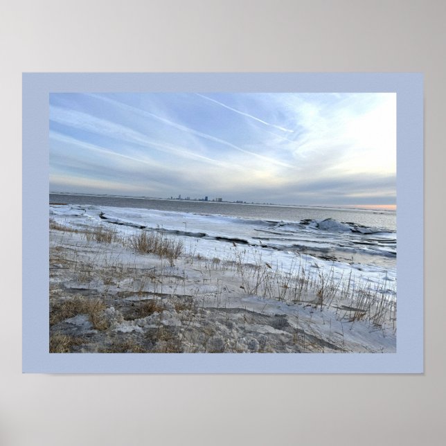 Frozen Atlantic Ocean Waterscape Poster (Front)