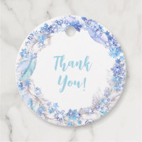 Frozen Birthday Favour Tag